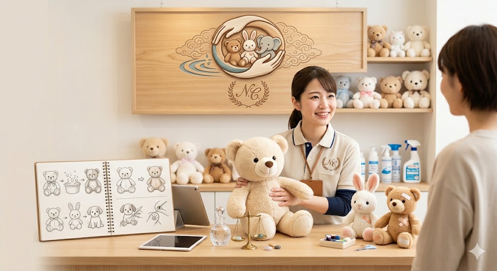 ネットで洗濯.com ぬいぐるみの特徴