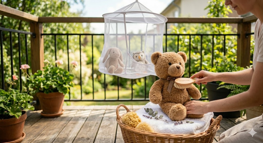 洗濯後のぬいぐるみの乾かし方とケア