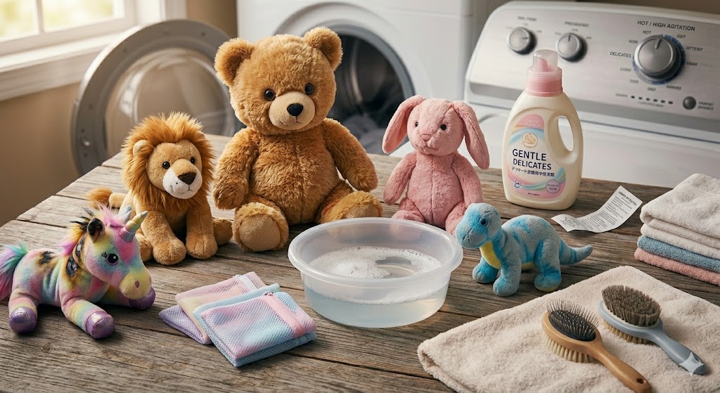 洗濯失敗を未然に防ぐ正しいぬいぐるみのお手入れ方法
