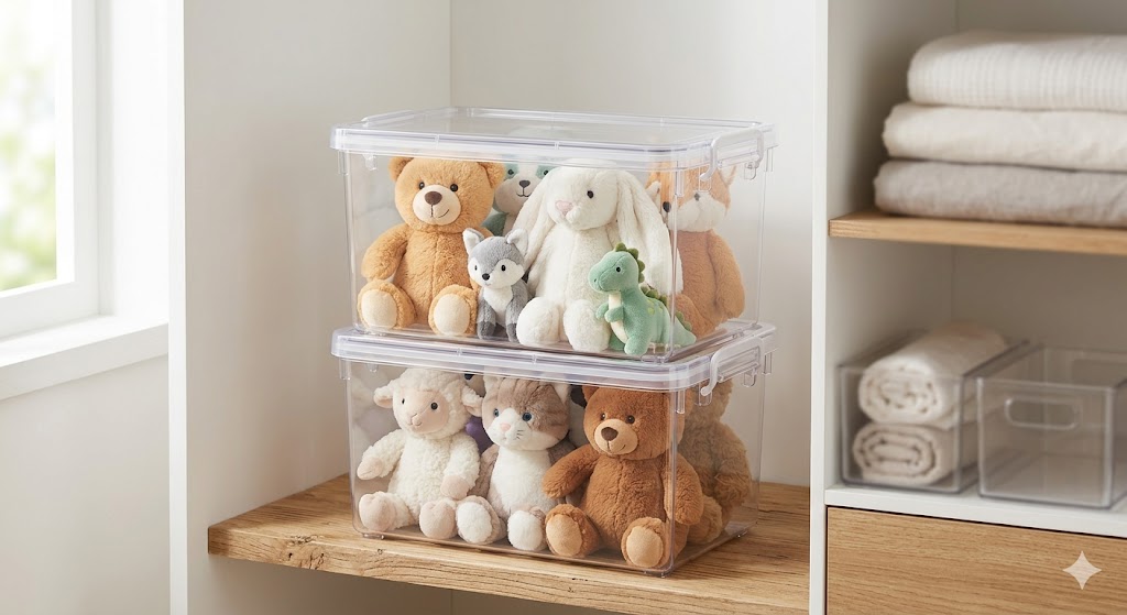 大量でも綺麗を保つお手入れやぬいぐるみ収納術 